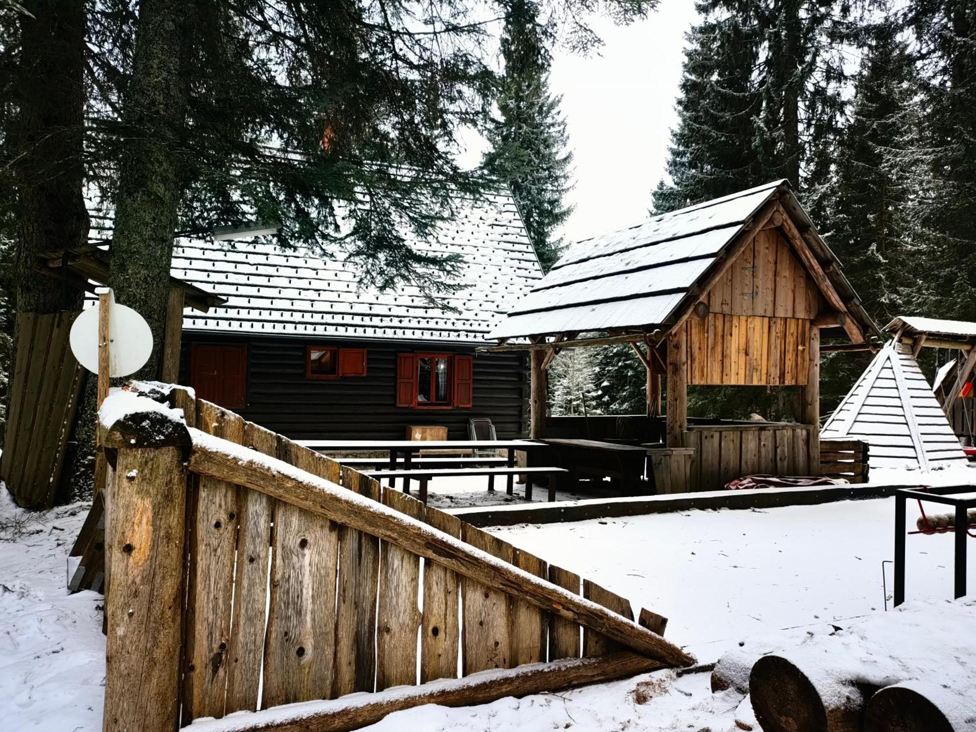 Chalet Stara Jelka Pokljuka Zgornje Gorje Exterior foto
